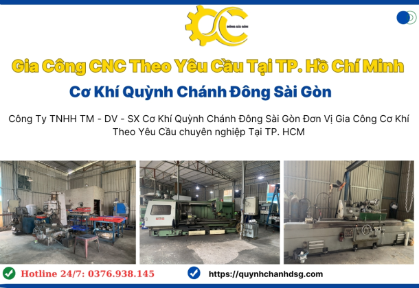 Gia Công CNC Theo Yêu Cầu Hồ Chí Minh